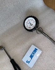 Nismo Old Logo Tire Pressure Gauge Checker Rare 90s 400r GTR R32 R33 wheel horn picture