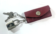 Ferrari Schedoni Leather Key Pouch Wallet Lock Set For Ferrari Luggage picture