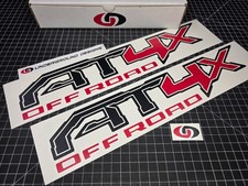AT4X Decals (2pk) OFF ROAD Bedside Fender Stickers For 2022-26 Sierra Canyon AEV picture