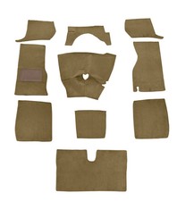 Triumph TR3A Carpet Kit 1960-1962 Complete Black Charcoal Red Maroon Navy picture