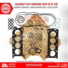 Toyota Engine Gasket Kit 3UR-FE 5.7 Tundra Sequoia LX570 OEM 04111-38143 picture