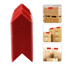 30-Pack Red PP V Shaped Corner Edge Protector 10