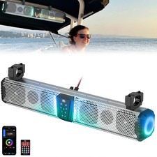 Upgraded Golf Carts Sound Bar App Control Midnight S80 32inch RGB for RZR Can-Am picture