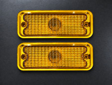 GM 73 74 75 76 77 78 79 80 GMC CHEVROLET TRUCK C10 PARK LIGHT LENS AMBER LH&RH picture