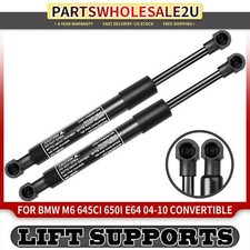 2x Rear Trunk Lift Supports Shocks Struts for BMW E64 M6 Convertible 2004-2010 picture