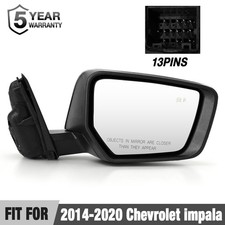 Right Power Heated Mirror Blind Spot 13Pin for Chevy Impala 2014-2020 picture