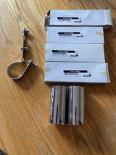 Chrome Lake Pipe Brackets - 4 Pack picture