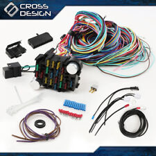 Universal Extra Long Wires 21 Circuit Wiring Harness For Chevy Mopar Ford Hotrod picture