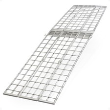 Black Widow 10’ Aluminum Folding Motorcycle Ramp, Arched 3pc Design (Open Box) picture