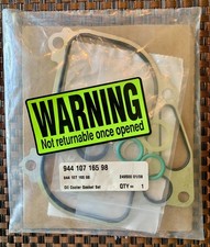 PORSCHE 924S 944 944 TURBO 951 S2 968 OIL COOLER GASKET KIT ALL NEW 944 OIL SEAL picture