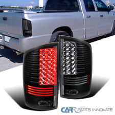 [LED Taillights] Fits 02-06 Dodge Ram 1500 2500 3500 Rear Brake Lights Black picture