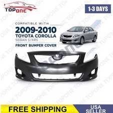 Compatible with 2009-2010 Toyota Corolla Sedan S/XRS Front Bumper Cover picture