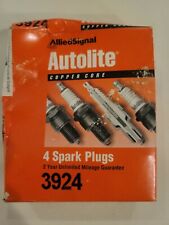 1996 NEW NOS Autolite Copper Core Spark Plugs pack of 4 Four  #3924 DAMAGED BOX picture