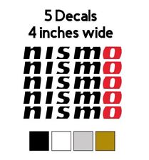 5 NISMO Logo Vinyl Decals Stickers R35 R34 R33 R32 GTR Skyline Wheels Colors picture