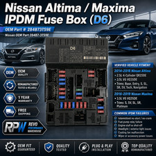 ☑️ 13-18 Nissan Altima /Maxima IPDM Fuse Box (D6) 284B73TS9E OEM 1yr Warranty picture