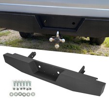 For 1973-1997 Ford F150 F250 F350 Full Size Steel Rear Bumper picture