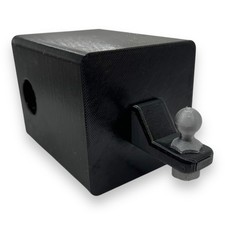 Tiny Trailer Hitch Cover “PINNED” 2.5  Inch Receiver Truck SUV – Made in the USA picture