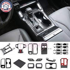 Carbon Fiber Interior Center Accessories Cover Trim For Toyota RAV4 2026 2027 picture