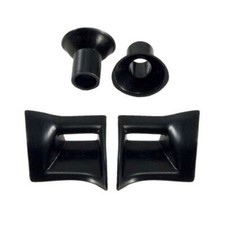 1983-1993 Mustang Convertible Latch Catches & Alignment Pin Guides picture