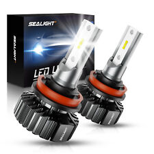 H11 LED Headlight Kit Low Beam Bulbs Super Bright 6000K White 2Pack SEALIGHT  picture