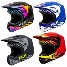 Fly Racing Mens Kinetic Menace Lightweight Protective Motocross Riding Helmets picture