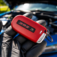 Red 392 Key Fob Shell for Dodge Charger Challenger Chrysler 300 Jeep 5 Button picture