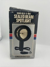 Vintage Hollywood Accessories No 556 Sealed Beam Spotlight 12V Open Box NOS picture