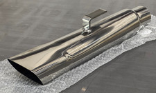 Jones Exhaust Weld On Chrome Stainless Steel Exhaust Tip FOR 2.25 Pipe MOPAR picture