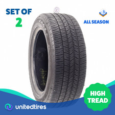 Set of (2) Used 245/55R18 Goodyear Eagle RS-A 103V - 8/32 picture