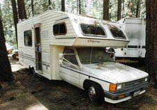 1988 Toyota Motorhome Camper RV Odyssey Low Miles - Runs Drives Kitchen Shower picture