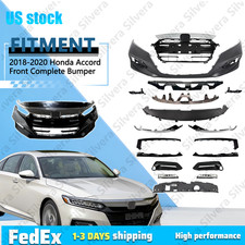 For 2018-20 Honda Accord US Built Front Complete Bumper Kit W/ Grille Fog Lights picture