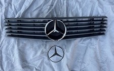 Mercedes Benz R129 300, 500SL, SL 320 500 600 OEM 6-Rib Grill Assembly. NEW  picture