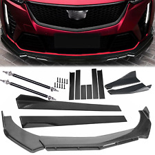 Carbon Fiber Front Bumper Lip Side Skirt/ Strut Rods For Cadillac CTS ATS ATSL picture