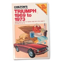 1969 - 1973 Triumph Spitfire Mark IV Spitfire 1500 TR6 GT6 Mark 3 Chilton Manual picture