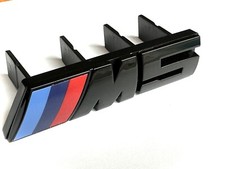 Fit for BMW M5 Front Grill Gloss Black Style Emblem Badge Letter M 5 picture