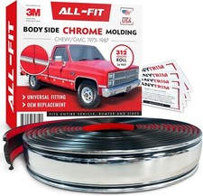 ALL-FIT Replacement Side Molding Trim Square Body Style 1973-87 Chevy/GMC Truck picture