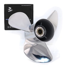 10.25 x 16-G Stainless Steel Propeller For Yamaha Boat Engine 25-60HP 13 Spline picture