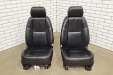 2007-2009 GMC Yukon Denali Front Seats Pair Power Heated Ebony picture