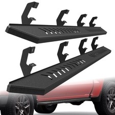 Pair Running Boards Fit 2019-2026 Chevy Silverado Sierra 1500 2500 Crew Cab picture