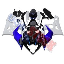 FFK Injection Black Blue White Fairing Fit for Suzuki  2005-2006 GSXR 1000 +Bolt picture