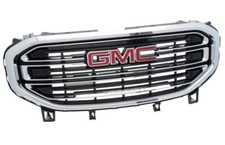 Grille in Black with Chrome Surround and GMC Logo For Terrain Without HD Vision picture