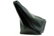 Fits 03-06 Jeep Wrangler Faux Leather Manual Shift Boot Cover Black picture