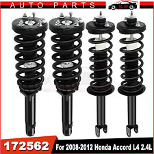 4 Pcs Complete Struts For 2008-2012 Honda Accord /Shocks & Coil Spring Assembly picture