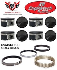 8 Enginetech Pistons & Rings for 2003-2008 Chrysler Dodge 5.7 345 Hemi RT picture
