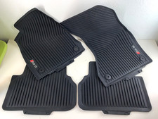 2018-2025 AUDI RS5 OEM Black Rubber All Weather Floor Mats Front Back picture