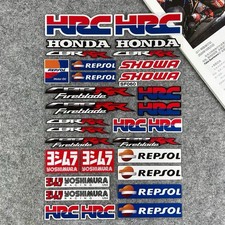 Reflective Decal Sticker Set Fit Honda CBR HRC Repsol Fireblade Helmet Fairing picture