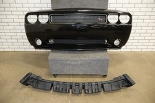 11-14 Dodge Challenger R/T Front Bumper Cover Complete Black (PX8) (Resprayed) picture