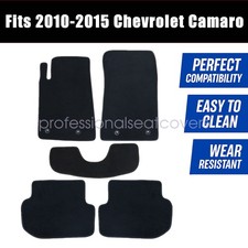 5PCS For 2010-2015 Chevrolet Camaro LT SS ZL1 Front & Rear Floor Mats Carpet picture