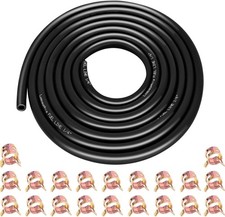 1/4 Inch ID Fuel Line Hose 10Ft + 20 Hose Clamps for Small Gas Engines-Free Ship picture