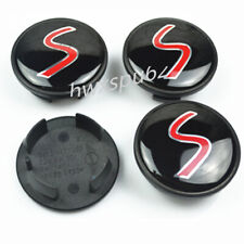 4X 54MM S logo Wheel Center Cap Car Wheels Hubcap for MINI COOPERS picture